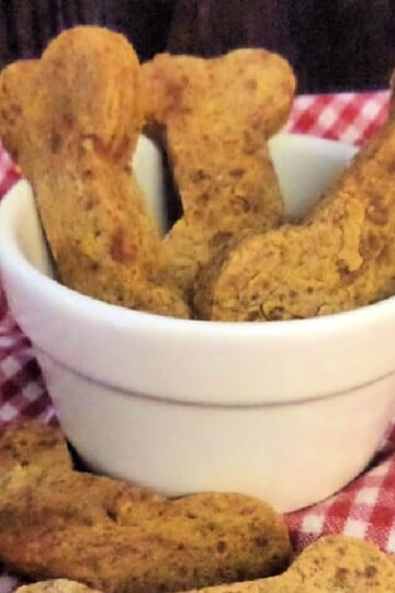 Homemade Carrot Dog Treats with Gluten Free Flour