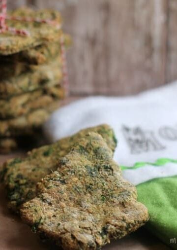 Homemade Parmesan & Spinach Dog Treats