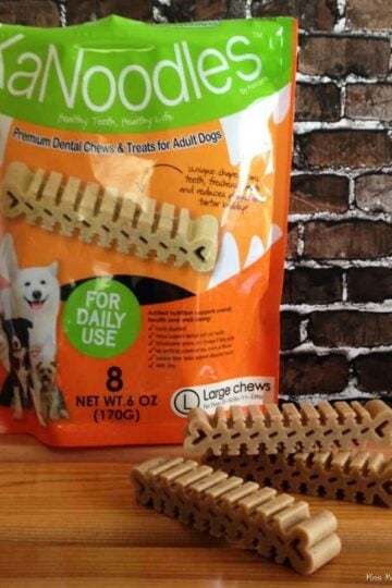 KaNoodles Dental Chews Reduces Plaque and Tartar Buildup