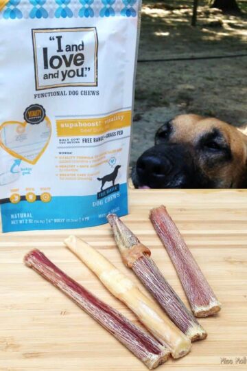 I and Love and You | SupaBoost! Vitality Beef Bully Stix are Woofalicious! #Review