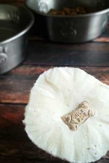 Homemade Frozen Chicken Dog Treats with Greek Yogurt