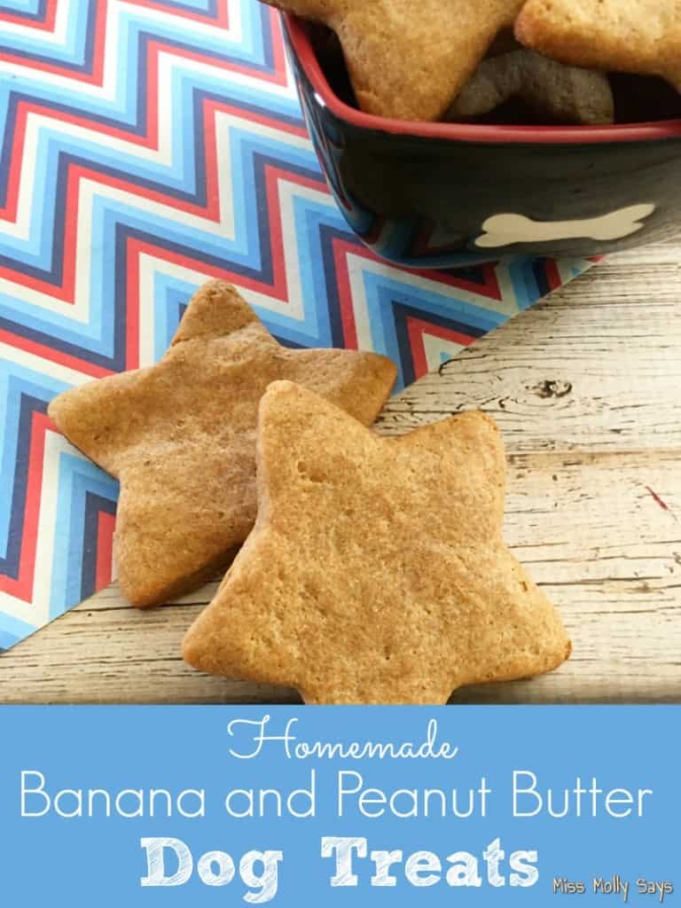 Image showcasing Homemade Banana and Peanut Butter Dog Treats: 4 Ingredients!