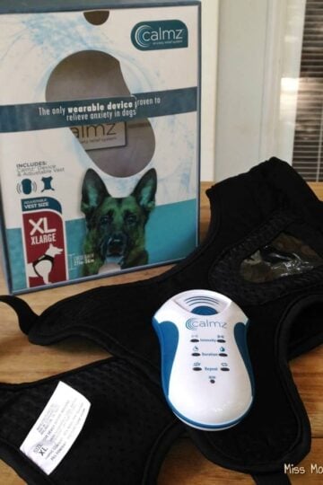 Calmz Anxiety Relief System for Dogs, A Drug Free Solution for Anxiety