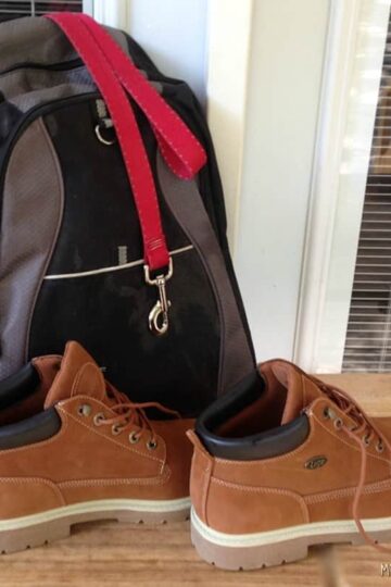 Lugz Drifter LX boots and backpack