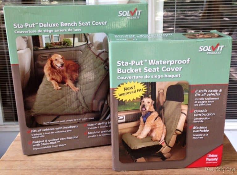 Solvit Pet Seat Covers Because Dogs Love Car Rides! Miss Molly Says