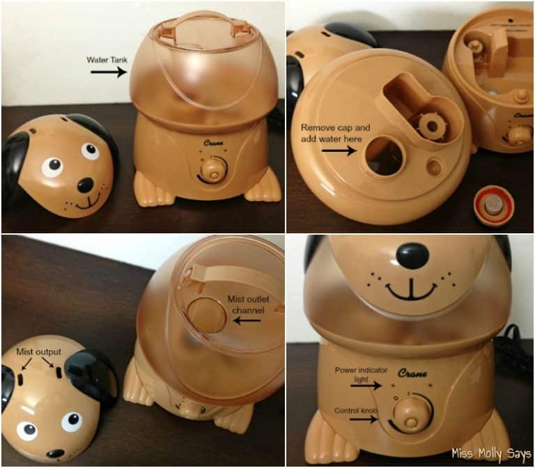 Crane Cool Mist Humidifier Helps Pets with Allergies Miss Molly Says