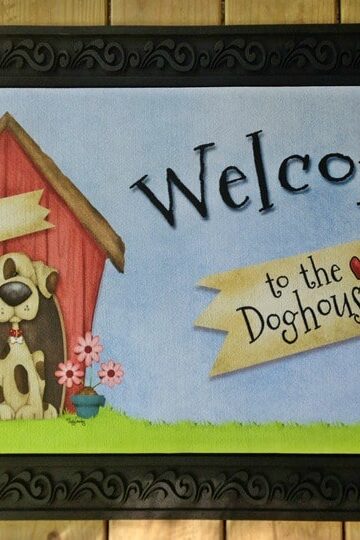Flagology Doormat "Welcome to the Doghouse"