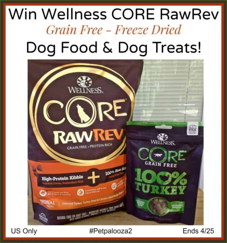 Wellness CORE RawRev Grain Free Dog Food and Dog Treats Giveaway! 