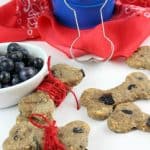 Homemade Blueberry and Banana Dog Biscuits