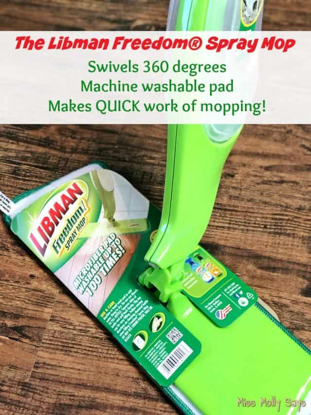 Keeping Up With Pet Messes is Easy with the Libman Freedom Spray Mop 