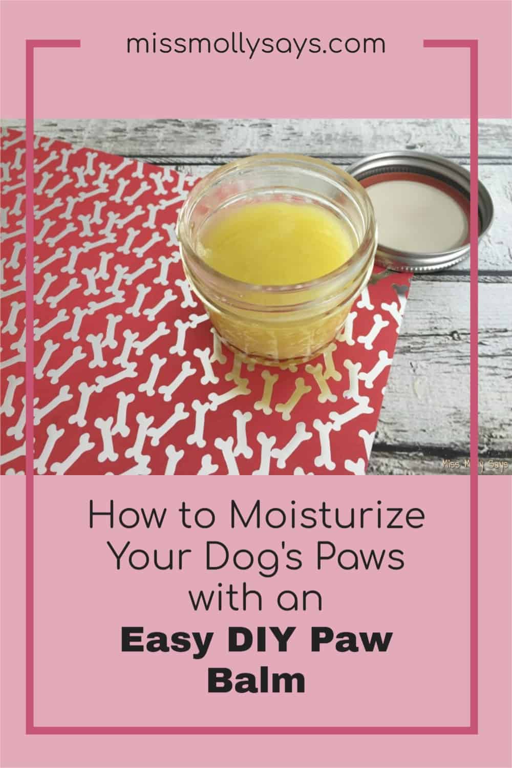 How to Moisturize Your Dog's Paws with an Easy DIY Paw Balm
