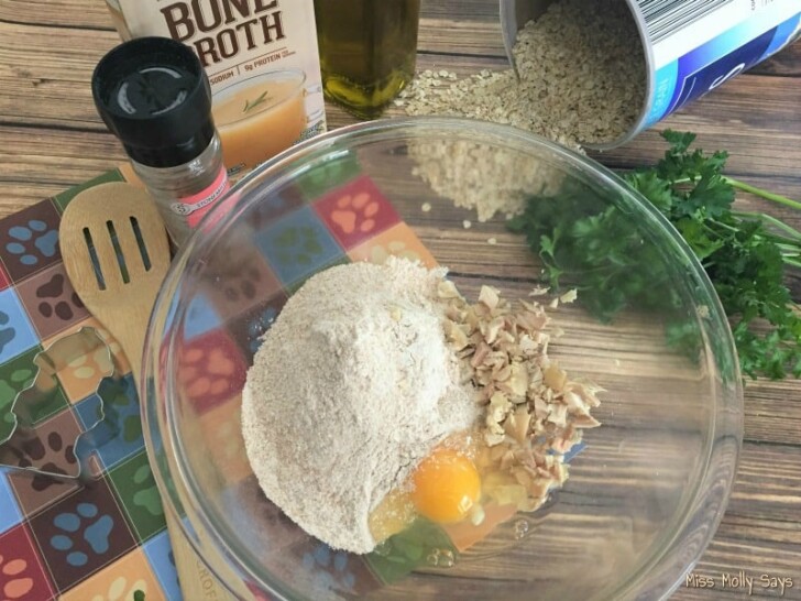 Chicken & Parsley Fresh Breath Dog Treat Recipe Miss Molly Says