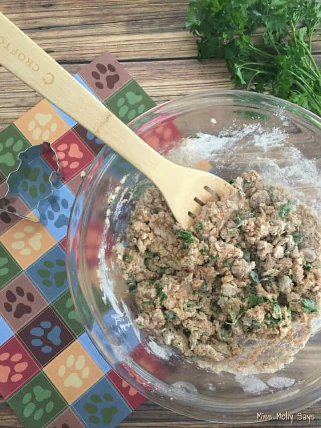Chicken & Parsley Fresh Breath Dog Treat Recipe Miss Molly Says