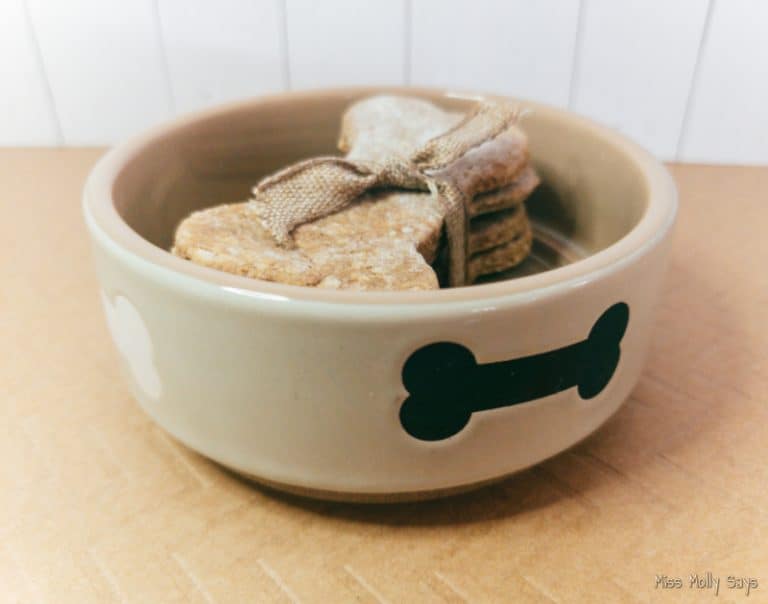 How to Make Peanut Butter Oatmeal Banana Dog Treats Miss Molly Says