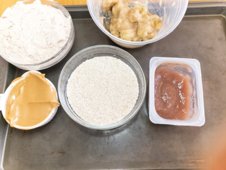 How to Make Peanut Butter Oatmeal Banana Dog Treats Miss Molly Says