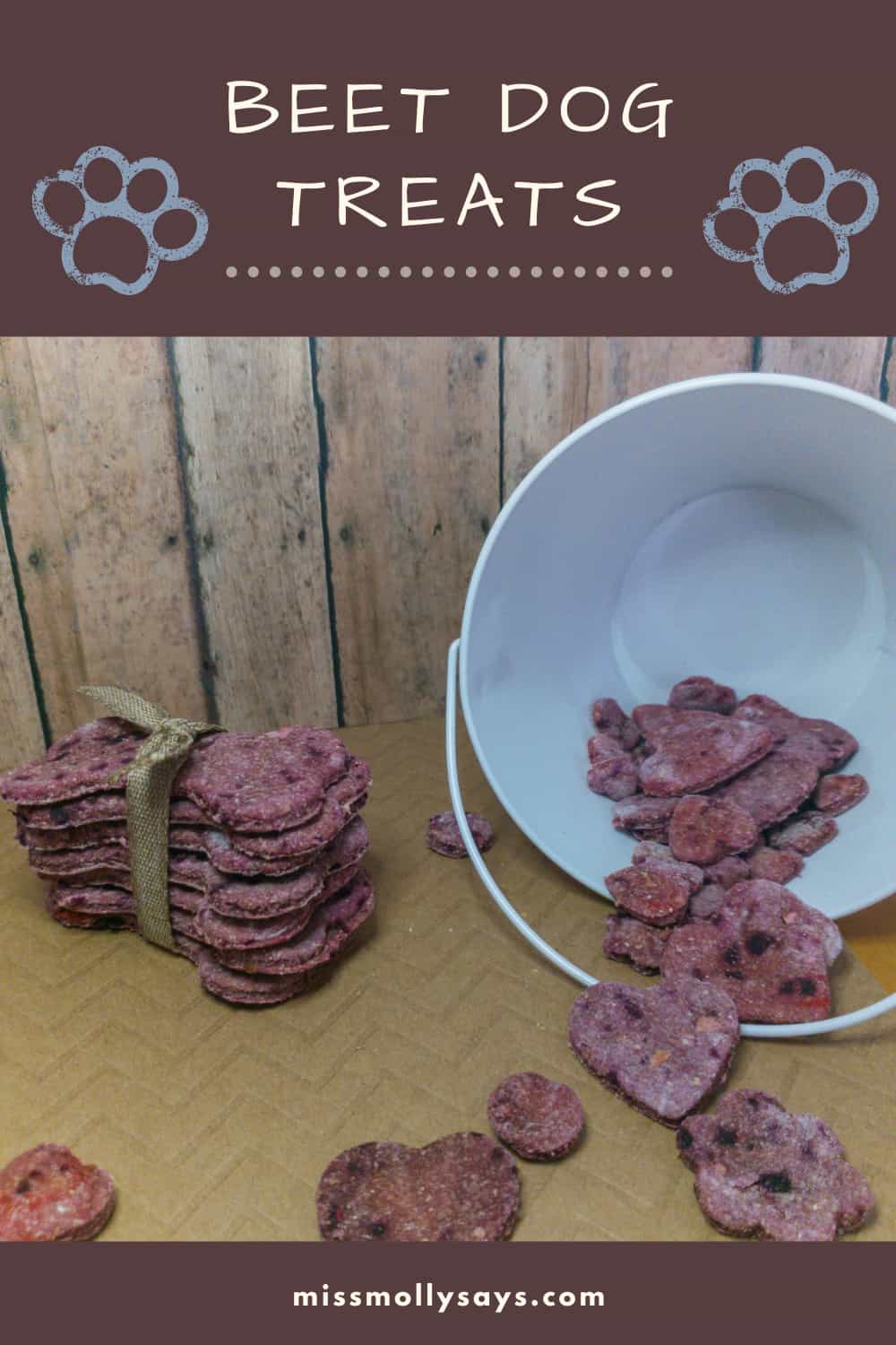 Healthy Banana Beet Dog Treats Your Pooch Will Love Miss Molly Says