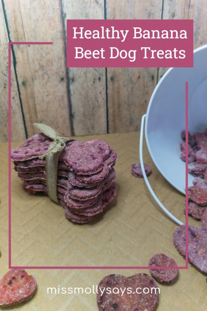 Healthy Banana Beet Dog Treats Your Pooch Will Love Miss Molly Says