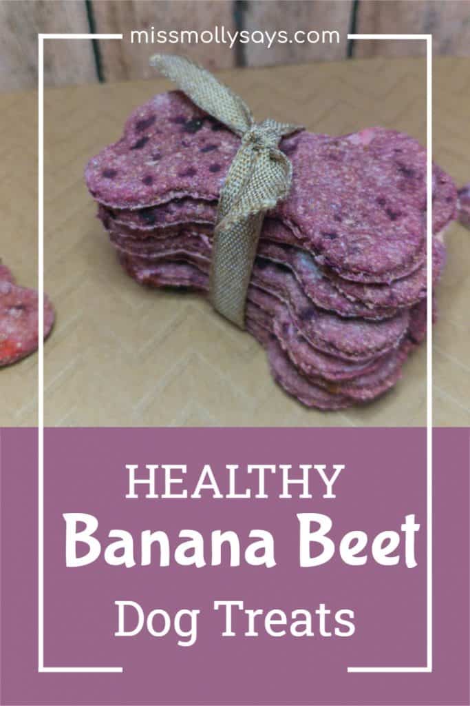 Healthy Banana Beet Dog Treats Your Pooch Will Love Miss Molly Says