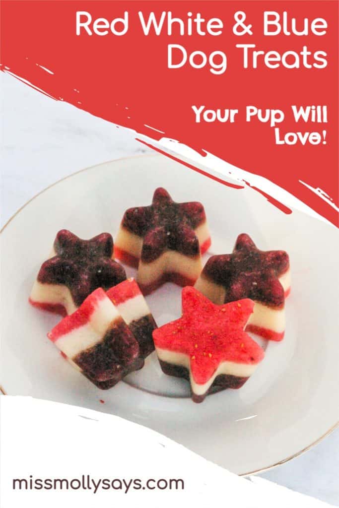 Frozen Red White &amp; Blue Dog Treats Your Pup Will Love