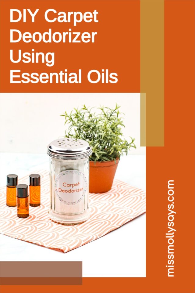 DIY Carpet Deodorizer Using Essential Oils Miss Molly Says