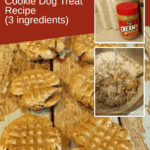 Homemade Peanut Butter Cookie Dog Treat Recipe