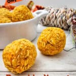 No-Bake Pumpkin Yogurt Dog Treats: Only 3 Ingredient!