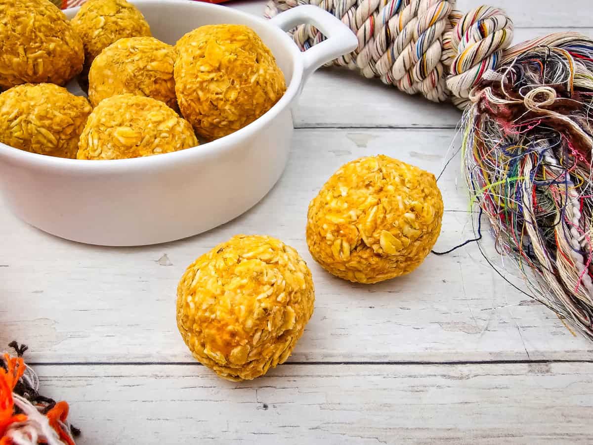 No-Bake Pumpkin Yogurt Dog Treats: Only 3 Ingredients! No-Bake Pumpkin Yogurt Dog Treats: Only 3 Ingredients!