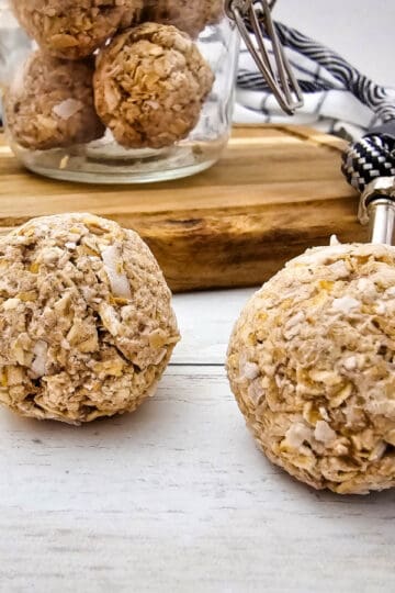 No-Bake Banana Coconut Dog Treats