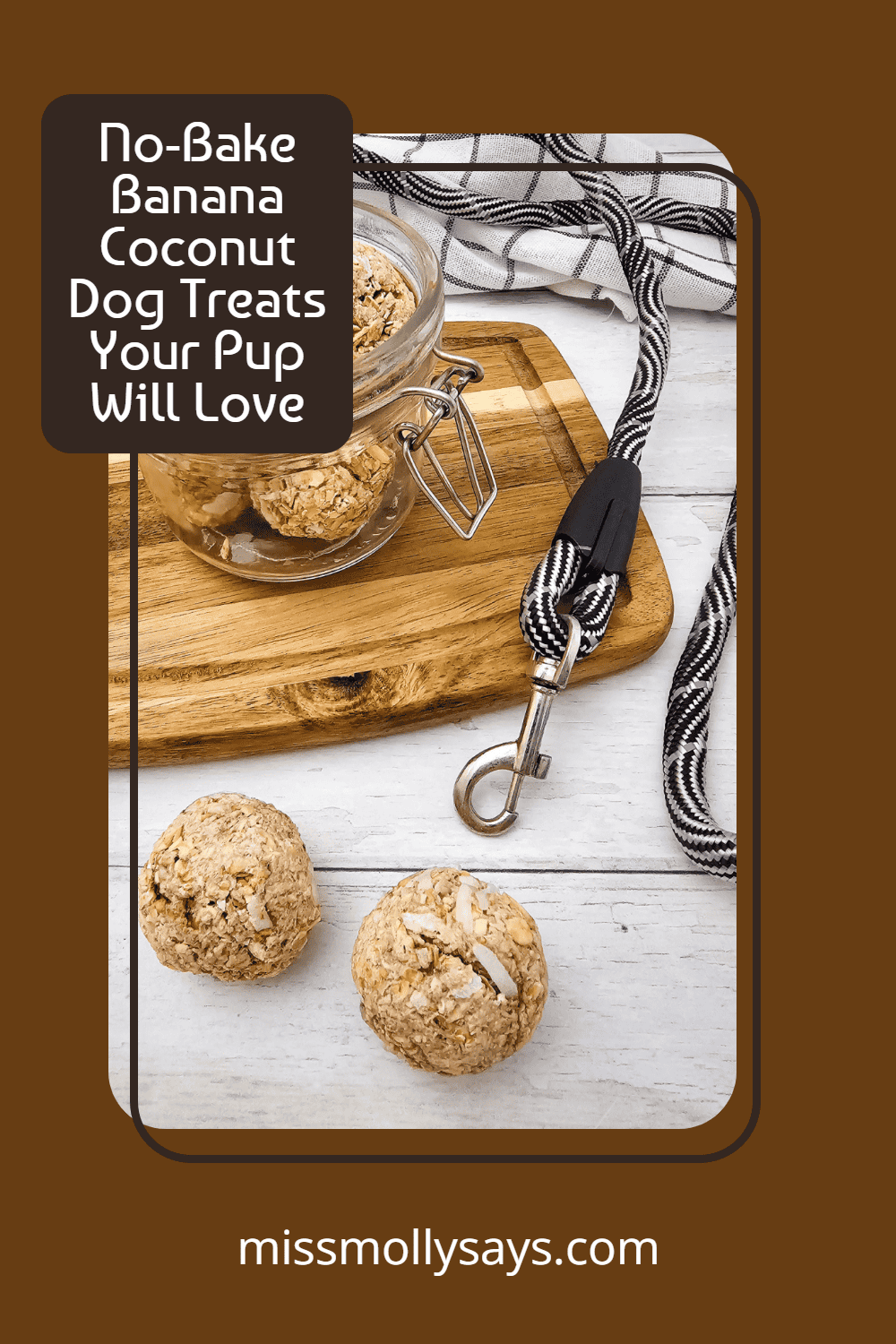 Photo inspiration: Picture Idea: No Bake Banana Coconut Dog Treats Recipe For Happy Pups