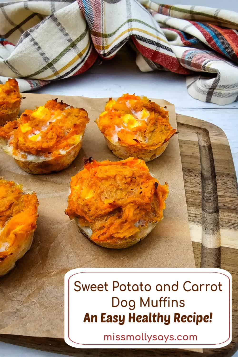 Sweet Potato and Carrot Dog Muffins: An Easy Healthy Recipe! Sweet Potato and Carrot Dog Muffins: An Easy Healthy Recipe!