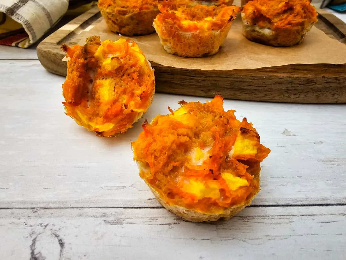 Sweet Potato and Carrot Dog Muffins: An Easy Healthy Recipe! Sweet Potato and Carrot Dog Muffins