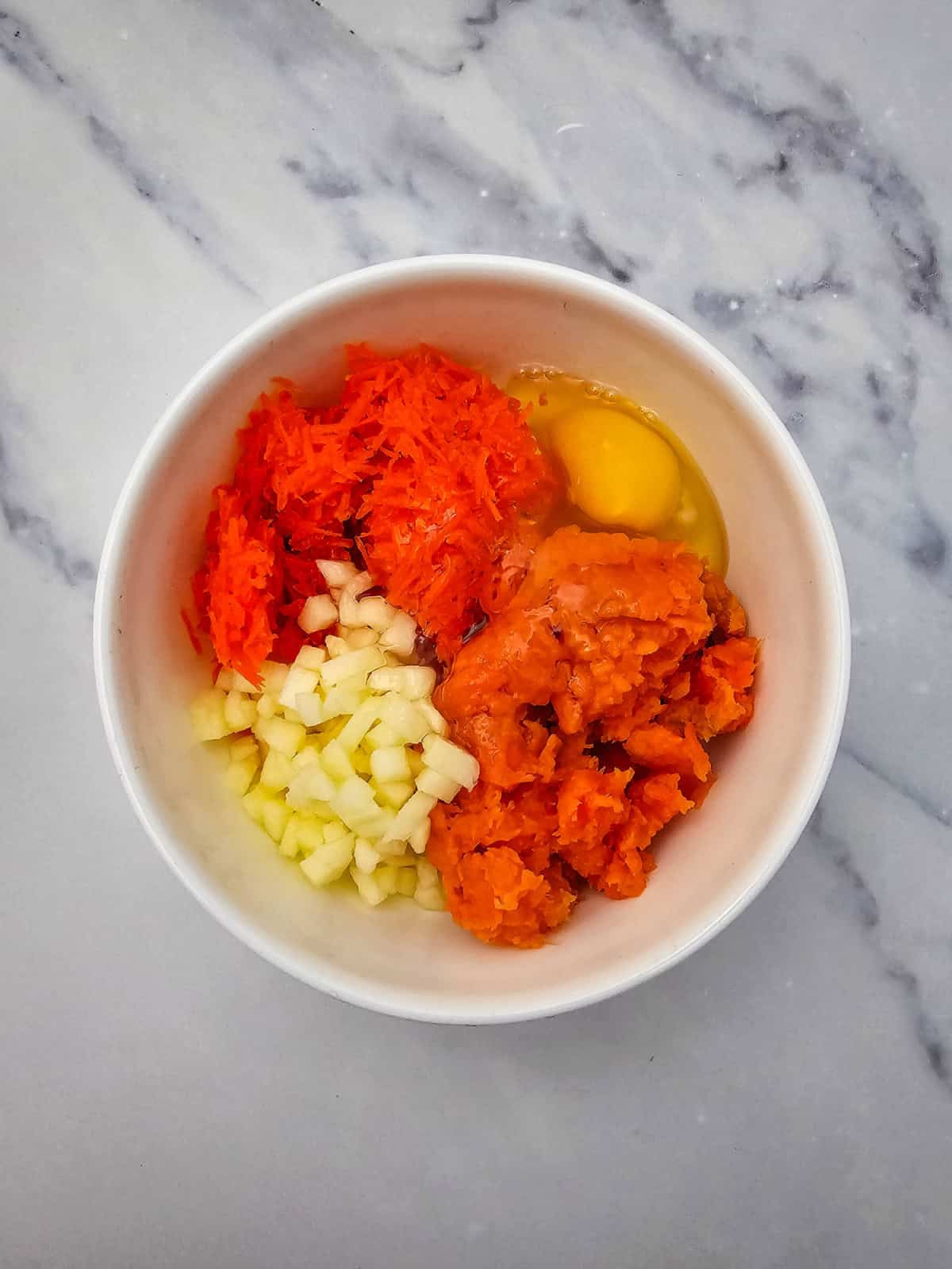 Sweet Potato and Carrot Dog Muffins process 2 Sweet Potato and Carrot Dog Muffins process 2