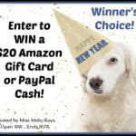 $20 Amazon Gift Card or PayPal Cash Giveaway