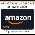 Win $20 Amazon Gift Card or PayPal Cash - Lady Luck Giveaway Hop