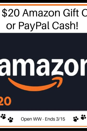 Win $20 Amazon Gift Card or PayPal Cash - Lady Luck Giveaway Hop